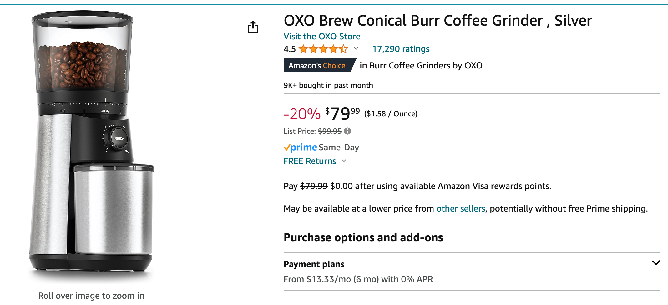 [팝니다] Breville coffee machine & Oxo coffee grinder Korean Student