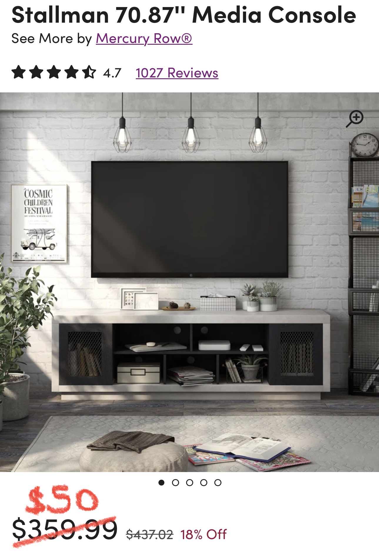 Desk, Cube organizer, TV media console Korean Student Association at