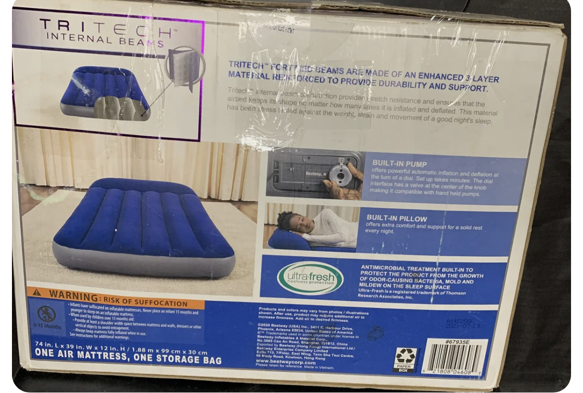 Twin Size Air Mattress NEW Korean Student Association at The